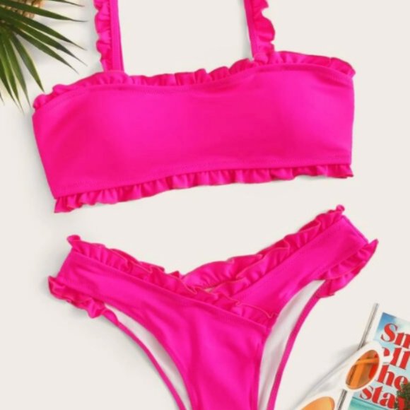 SHEIN Other - SHEIN ruffle bikini set